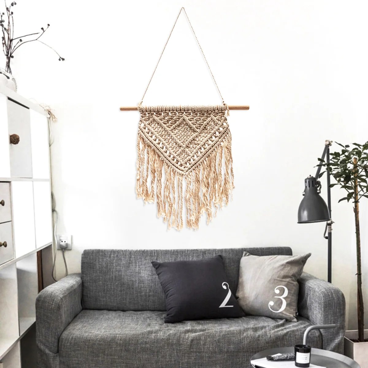 Handmade Macrame Wall Hanging Tapestry Bohemian Chic Home