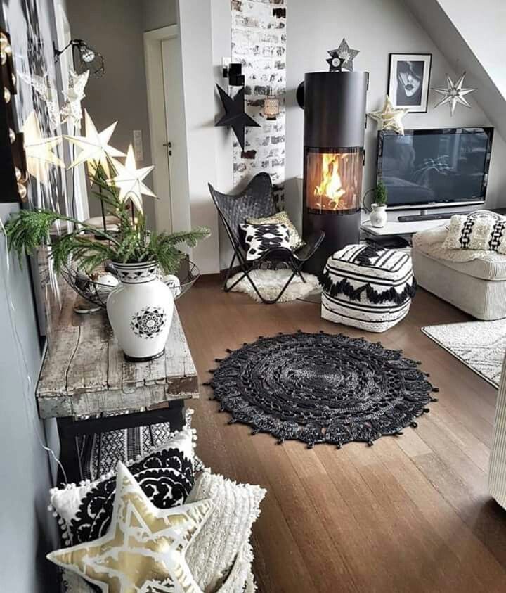  black and white boho living room pillows black and
