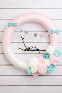 Beautiful Valentines Day Wreath Decor Ideas 15