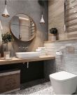 Amazing Modern Rustic Bathroom Remodel Ideas 39