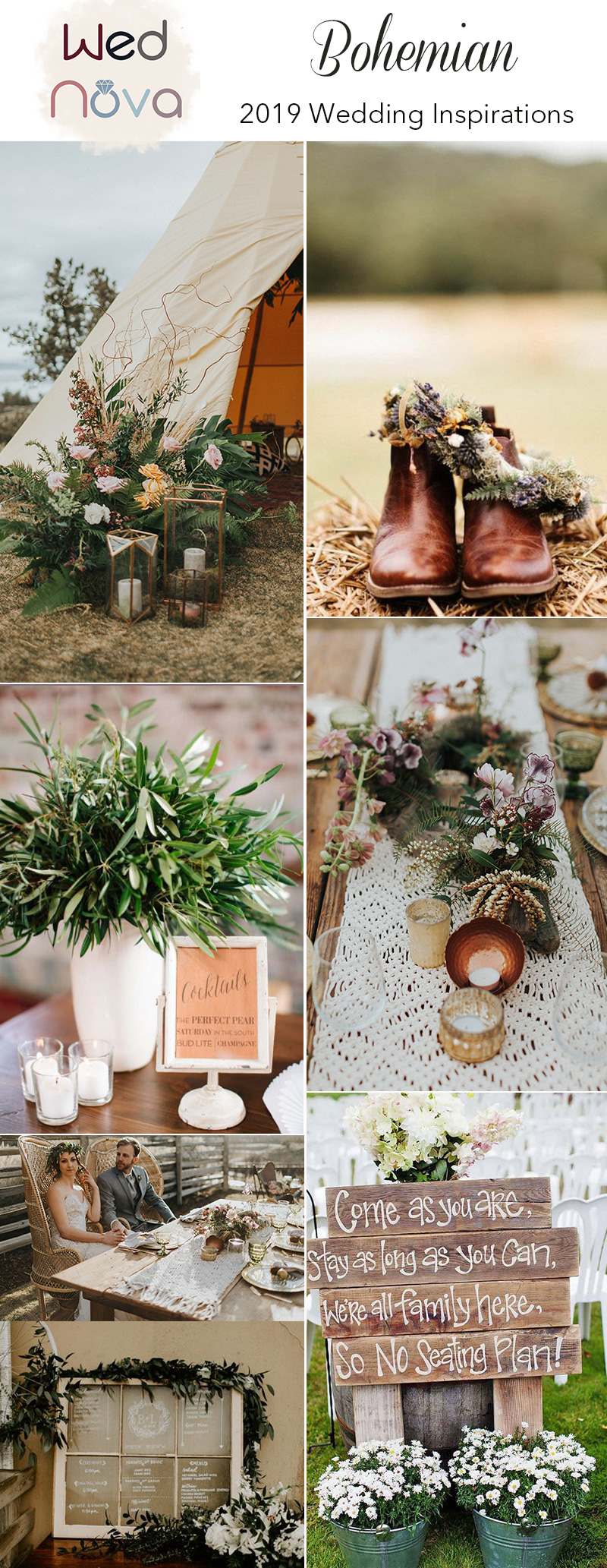 Top 15 Chic Boho Wedding Ideas Inspired Your Wedding